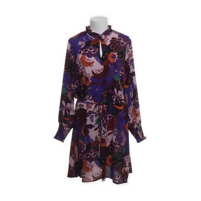 Only Life, Kleid, Größe: XXXL, Schwarz/Lila/Orange/Mehrfarbig #dWY