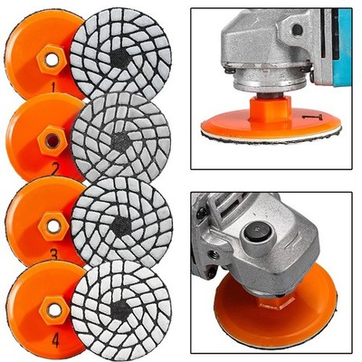 Schwerlast 80 mm Schleifteller 4 Stufen Poliersystem für Winkelschleifer