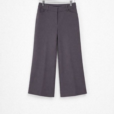 Apostrophe Vanessa Pants Womens 2 Muted Plum Wide Leg Career Trouser Stretch