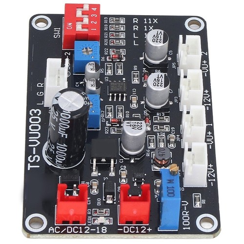 Accurate VU Meter Driver Board Stable Performance & Adjustable Backlight