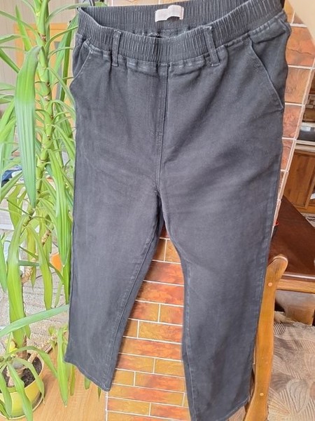 Women Jeans Straight Black