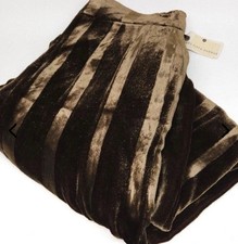 Vintage Giorgio Armani Womens Velour High Waisted Bronze Pant, Sz 6, New w/ Tags