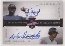 2008 TRISTAR PROjections Black 25/25 Jason Heyward Gorkys Hernandez Auto 0b2
