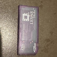 Lexar Media Memory Stick 128MB Purple Vintage...