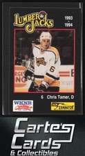 Chris Tamer 1993-94 Cleveland Lumberjacks (IHL) #7 Cleveland Lumberjacks