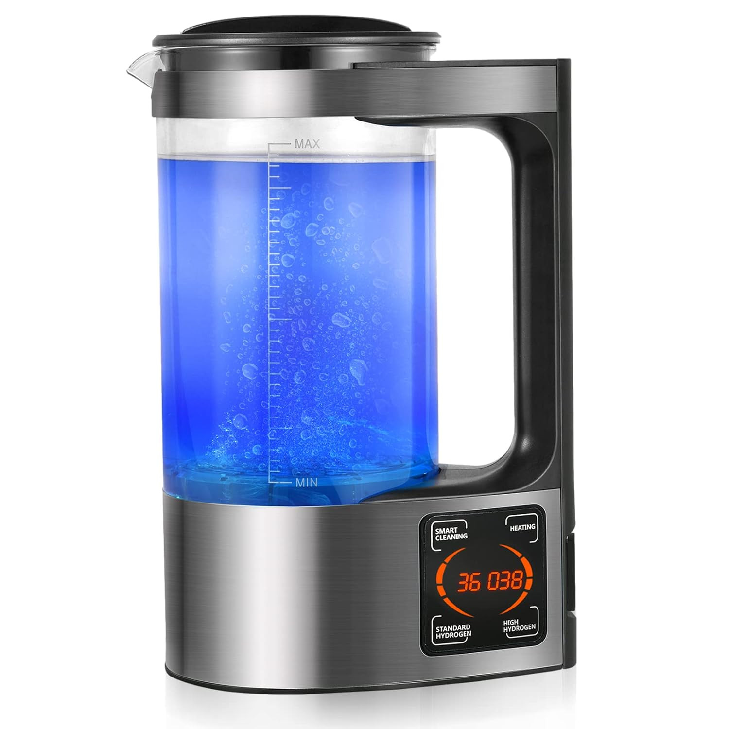Generatore Acqua Idrogenata 2L: Macchina Professionale Idrogeno per Casa