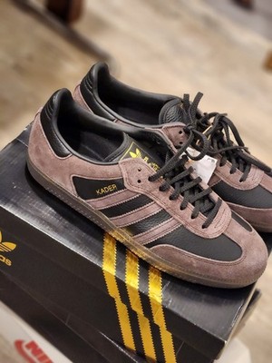 Adidas Samba ADV x Kader Sylla Black Brown Gum Men's US Size 9.5 IF9235