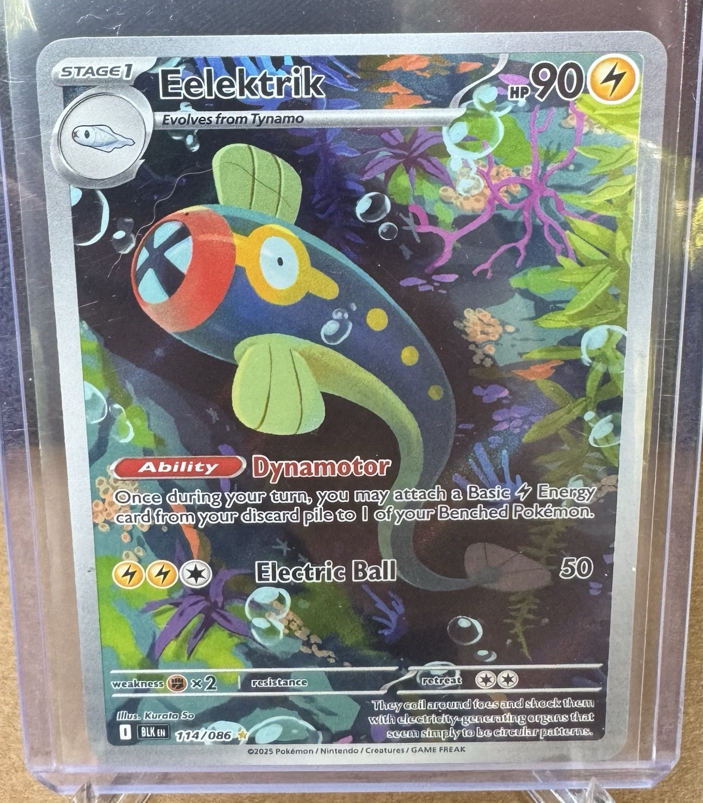 Eelektrik Illustration Rare SV: Black Bolt 114/086 NM