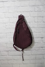 Borsa a tracolla Sherpani Esprit bordeaux trapuntata antifurto RFID multitasche