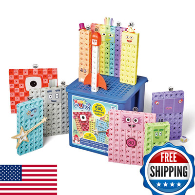 Hand2Mind Numberblocks Heroes Zeroes Mathlink Cubes Activity Set Preschool