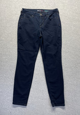 Style Co. Skinny Leg Jeans Womens 8S Blue Denim Cotton Stretch Dark Wash Casual