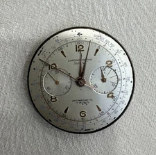 Vintage Mechanical Chronograph Watch Movement Landeron Spares Repair 17 Jewels