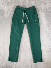 Figs Scrub Pants Womens XXS Petite Green Yola Skinny Utility Healthcare Workwear