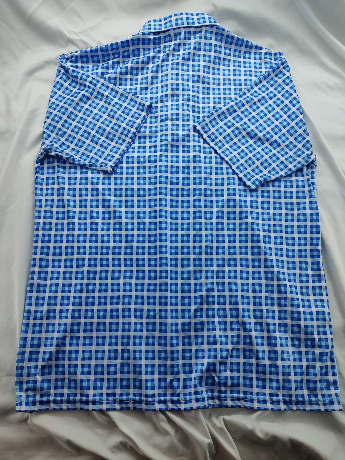 Collars and Co Blue Windowpane Performance The Dr… - image 7