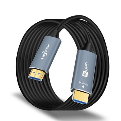 Twozoh Fiber Optic HDMI Cable 250FT, 4K Fiber HDMI to HDMI Cable 4K/60Hz (4:4...