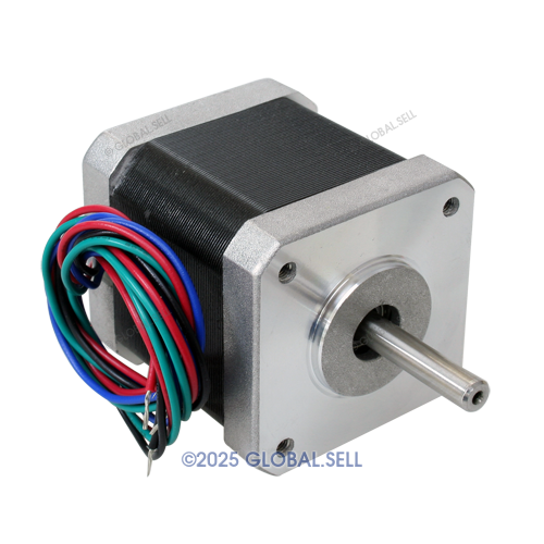 Nema17 CNC Router Stepper Motor 0.45Nm 2 Phase 4-Wire Single Shaft 47mm ...