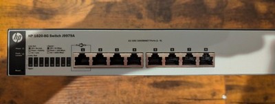 Hewlett Packard Enterprise J9979A#ABB 1820-8G Switch - Grau