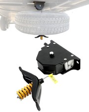 Spare Tire Hoist, Spare Tire Winch Carrier, Compatible with RVs Trailers Truc...