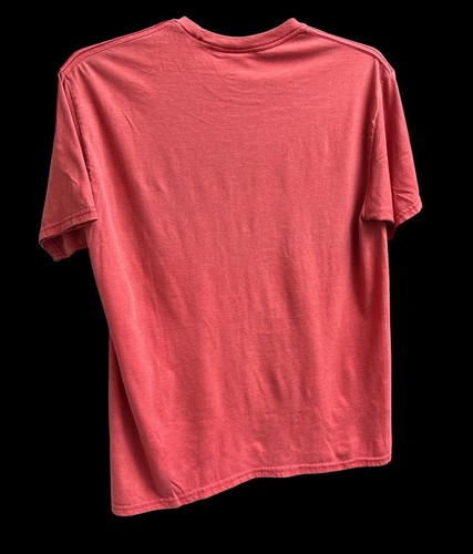 Volcom Red Blue Striped Crew neck t-shirt men's Size L - Picture 2 of 4