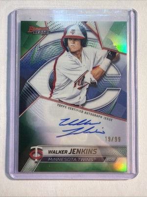 2025 Bowman's Best - Best of 2025 Autographs Walker Jenkins #B25-WJ Green...