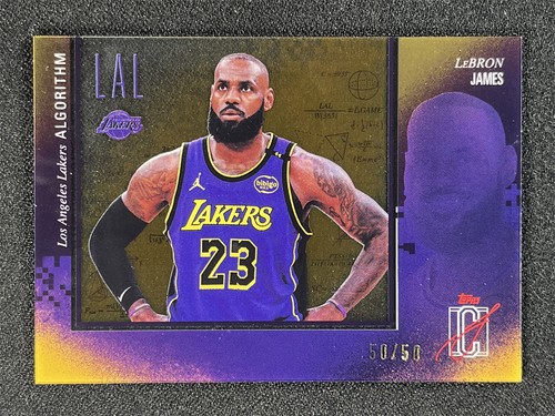 2025 Topps Signature LeBron James Orange (RAW)