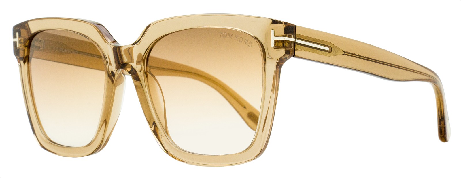 Солнцезащитные очки Tom Ford Selby TF952 45G Прозрачный коричневый 55 мм FT0952 38090₽