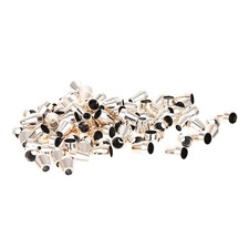 100Pcs Durable Nylon Drawstring Cord Locks for Clothes Golden Rope Ends