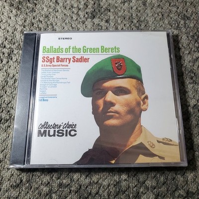 SSgt Barry Sadler   Ballads of the Green Berets CD 1997 Military Folk