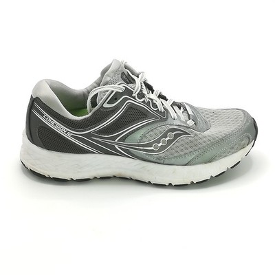 Saucony Shoes Womens Running Sneaker Cohesion 12 Gray Silver Versafoam Wide 8.5W