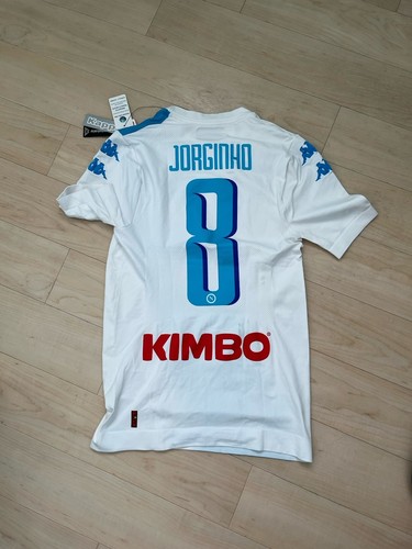 Camisa de jugador Napoli Combat Skin kappa camiseta mediana/grande 2016 Jorginho Italia - Imagen 3 de 4