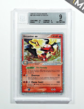 Pokemon BGS 9 Arcanine Ex #83 Holo Ex Legend Maker 2006 English on eBay