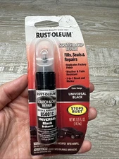 Automotive Gloss Scratch & Chip Repair Black Marker Weather Resistant 0.5Fl Oz