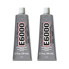 Eclectic Products 220011 E-6000 High Viscosity Multi-Purpose Adhesive 2 Pack