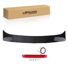 Trunk Wing Spoiler For Toyota Corolla Ce Le S 2003-2008 W Brake Light Abs Black