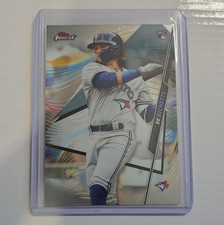 Topps 2020 Finest Rookie Bo Bichette #27 Blue Jays Baseball Card