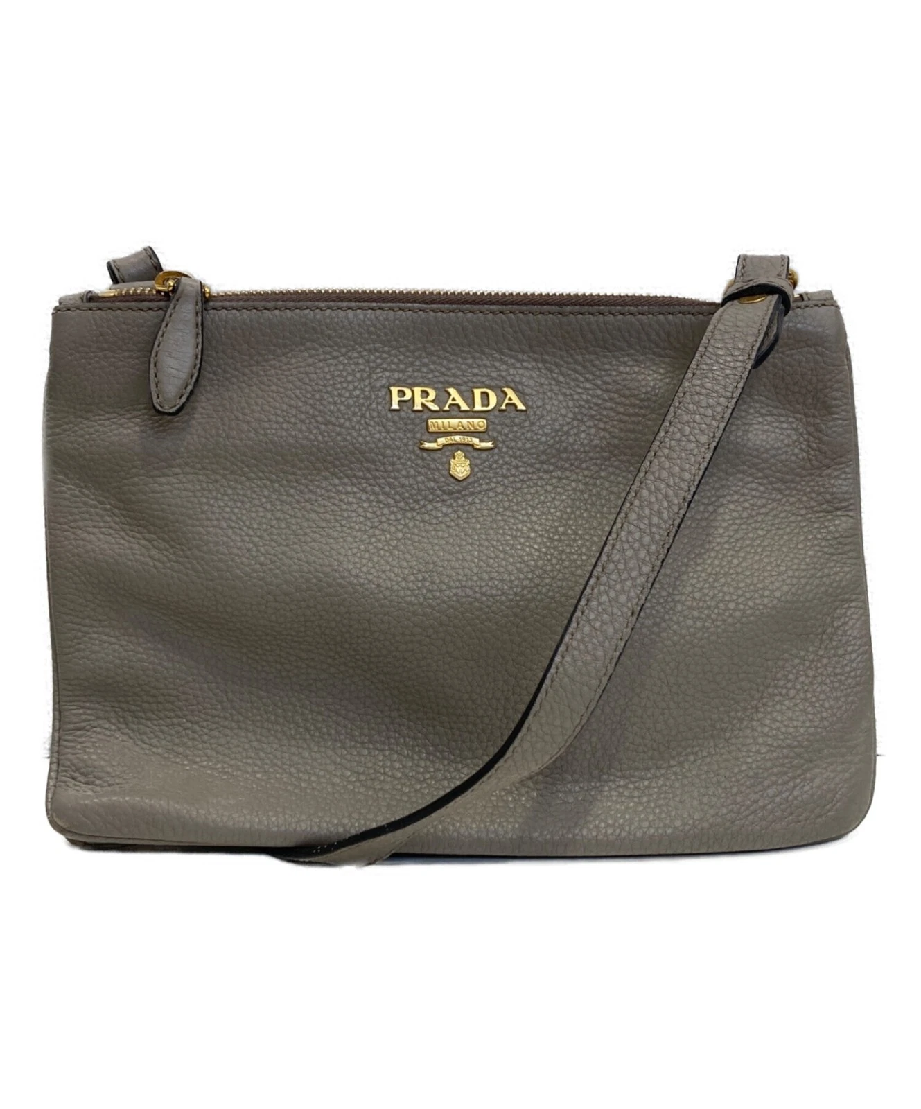 Prada — Prada Shoulder Bag 1BH046 Gray #TFB4300
