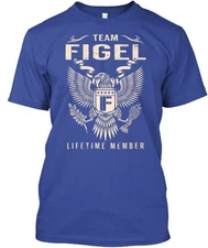 Team Figel Lifetime Member F T-Shirt Made in the USA Size S to 5XL