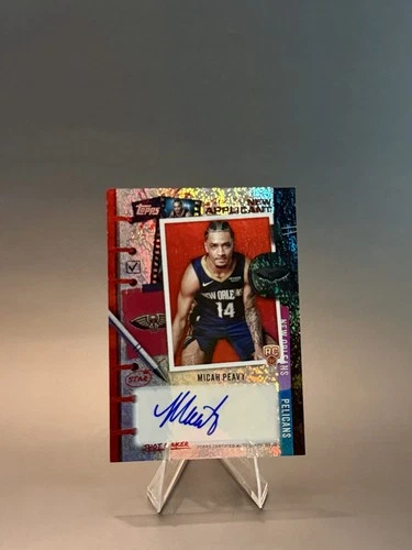 2025-26 Topps Micah Peavy New Applicants Red Holo Foil /5 #NA-MP