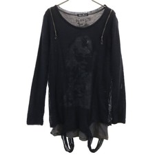 HYSTERIC GLAMOUR made in Japan Long sleeve Layered Cut FREE black Women