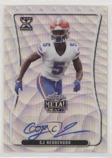 2020 Leaf Metal Draft Silver Wave 15/50 CJ Henderson #BA-CJH Auto 9r9