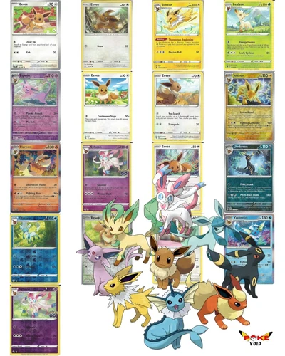 Pokémon Cards Choose your favourites Eevee and Eeveelutions. Bundles available