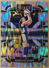 2024 Panini Select WNBA Stephanie Soares #7 Silver Flash Prizm Dallas Wings WNBA