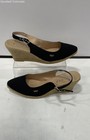 Viscata Womens Palomera Black Adjustable Wedge Heel Slingback Sandals Size 41 — photo 3