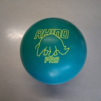 Brunswick Teal Rhino Pro ボウリングボール 15lb Brunswick Teal RHINO PRO Bowling Ball 15 lb 9 oz Used