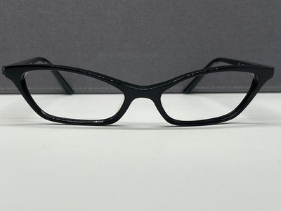 Alain Mikli Brille Herren Damen Strass schwarz oval cat eye 0210 kleine Gläser