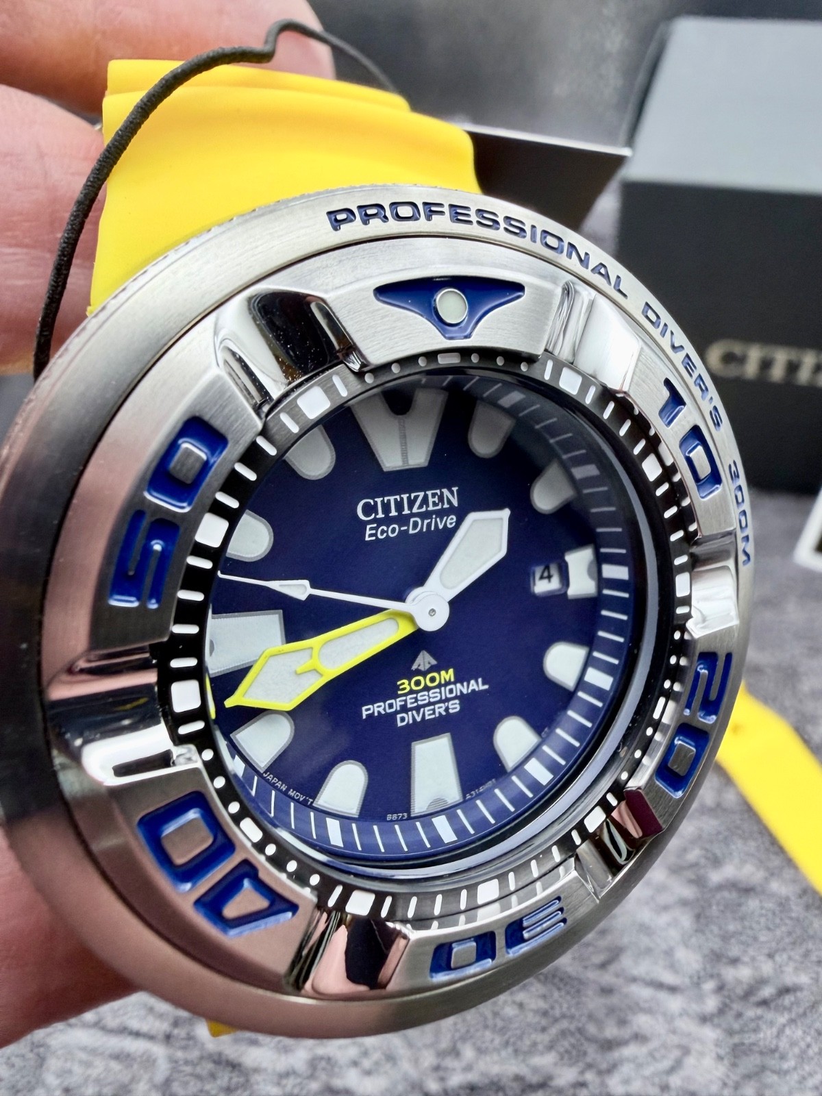 Citizen Promaster Dive “Ecozilla”- Blue/Yellow - ISO Rated 300m BJ8058-06L image 2