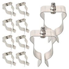  Window Well Cover Spring Clip Balcony Glass Clamps Retention Clips
