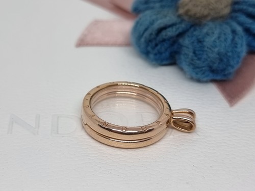 Genuine Pandora Rose Gold Medium Floating Locket Pendant 💕ALE MET - Picture 12 of 12