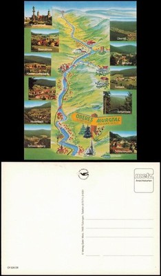Upper Murg Valley Northern Black Forest River Course & Sights 1970