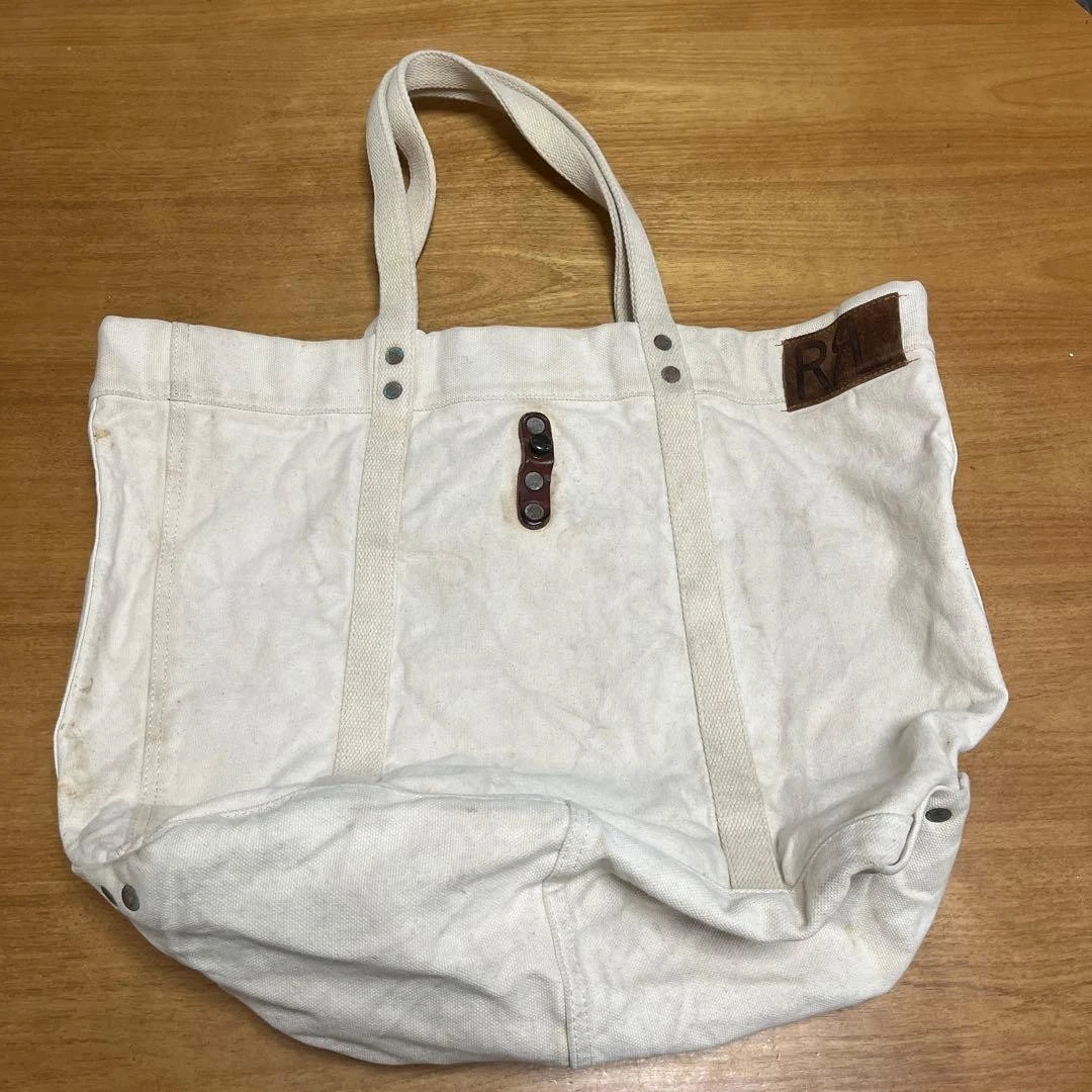 RRL & CO. トートバッグ アイボリー RRL Men's Canvas Tote for sale | eBay